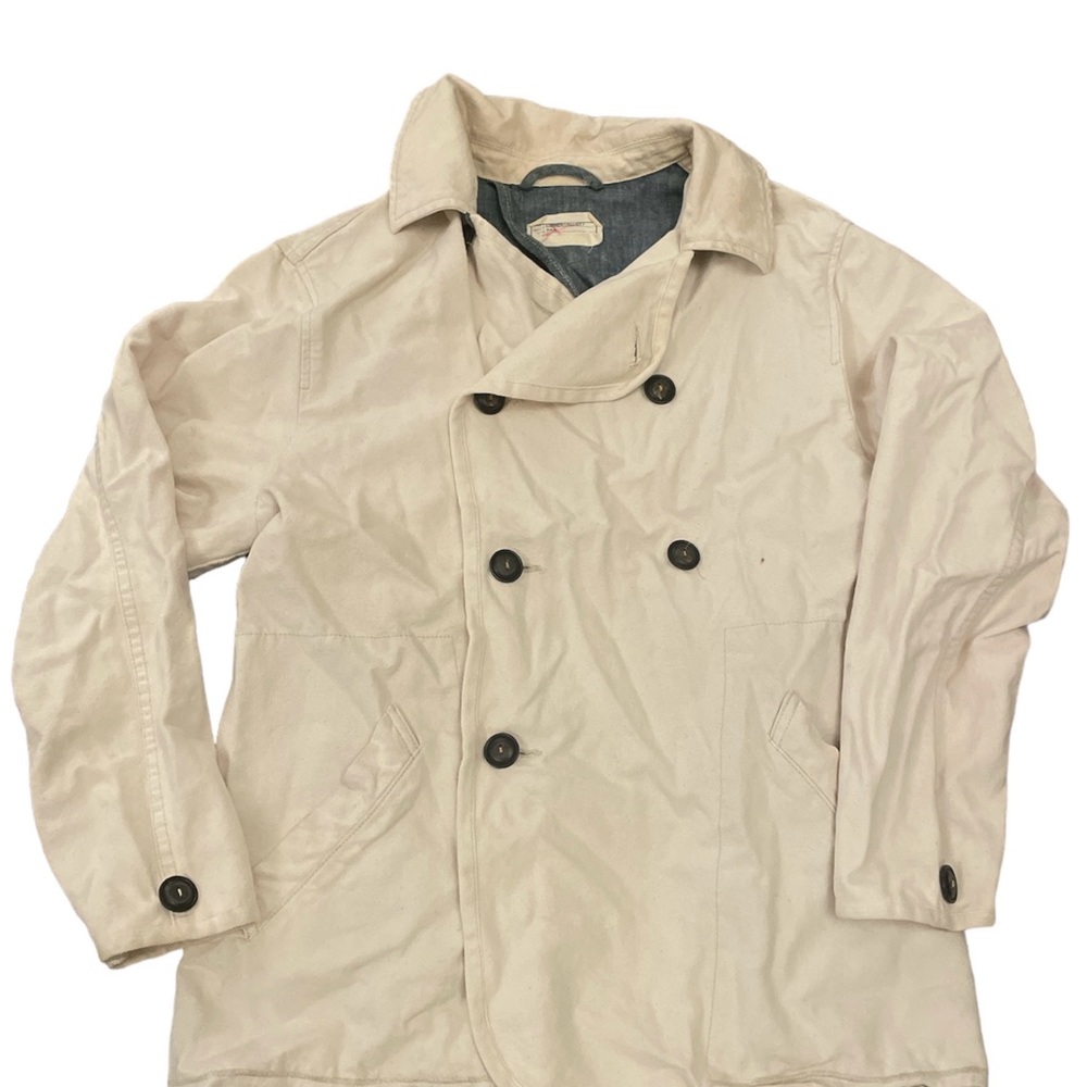 Current Elliot Cream Ivory Utility Jacket Size Small